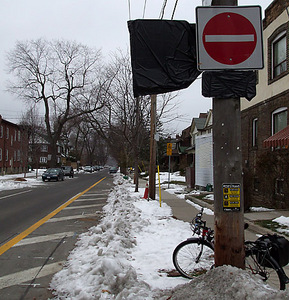 Chester Hill Road bike lane: Can't you read the signs?